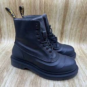 Dr. Martens 1460 Sub Women's Size 5 Black Fleece Lined Waterproof Boots NEW